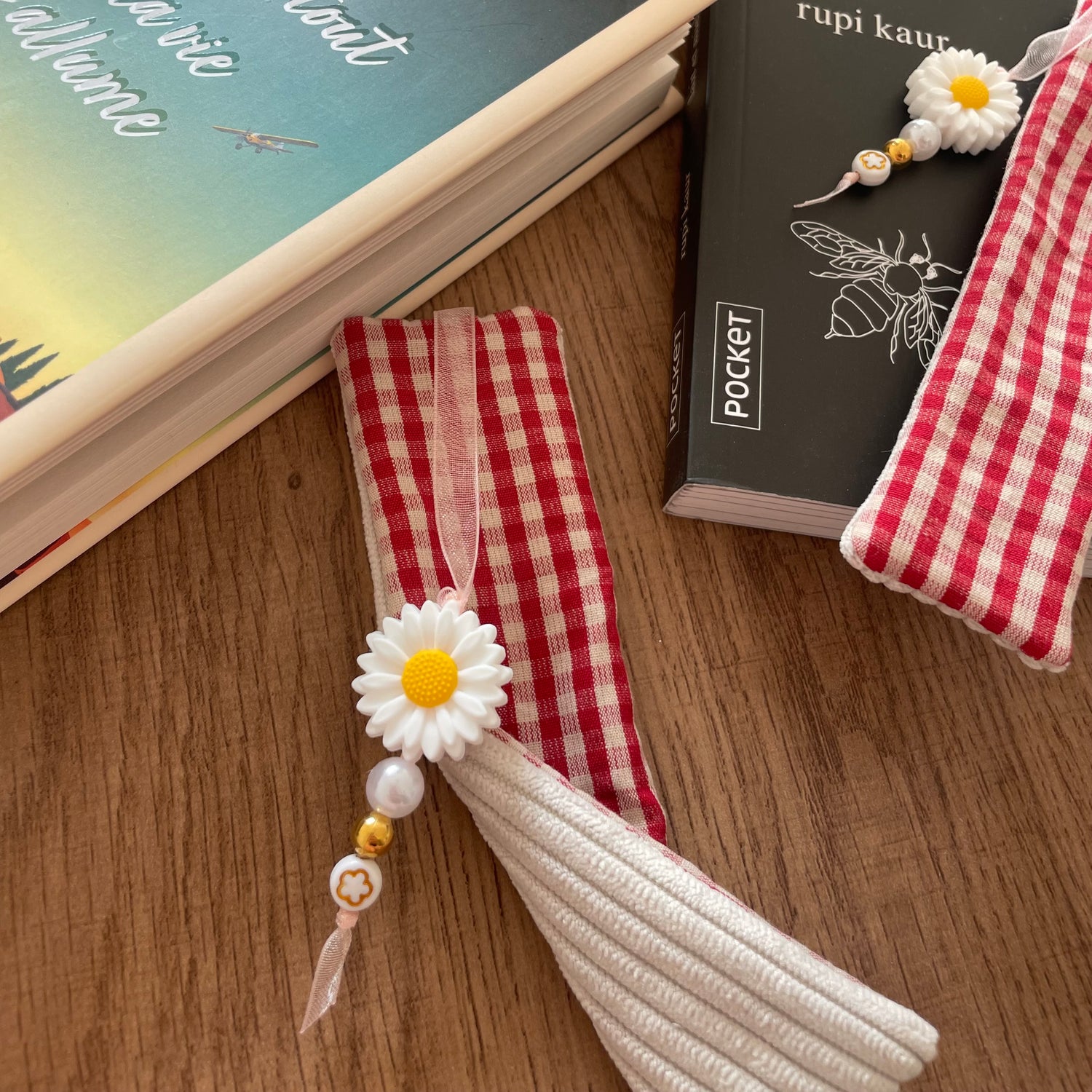 Marque page en tissu