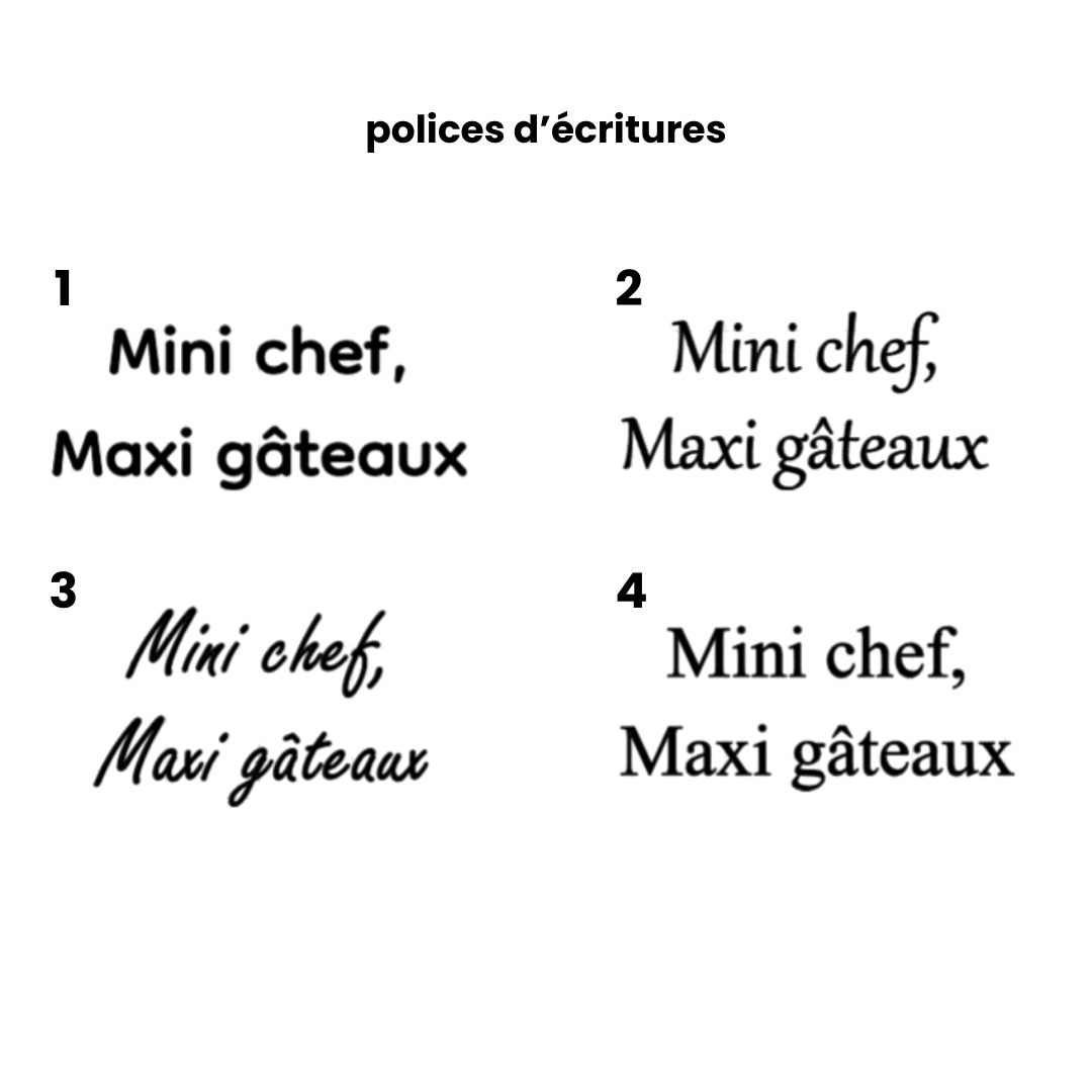 Tablier de cuisine enfant