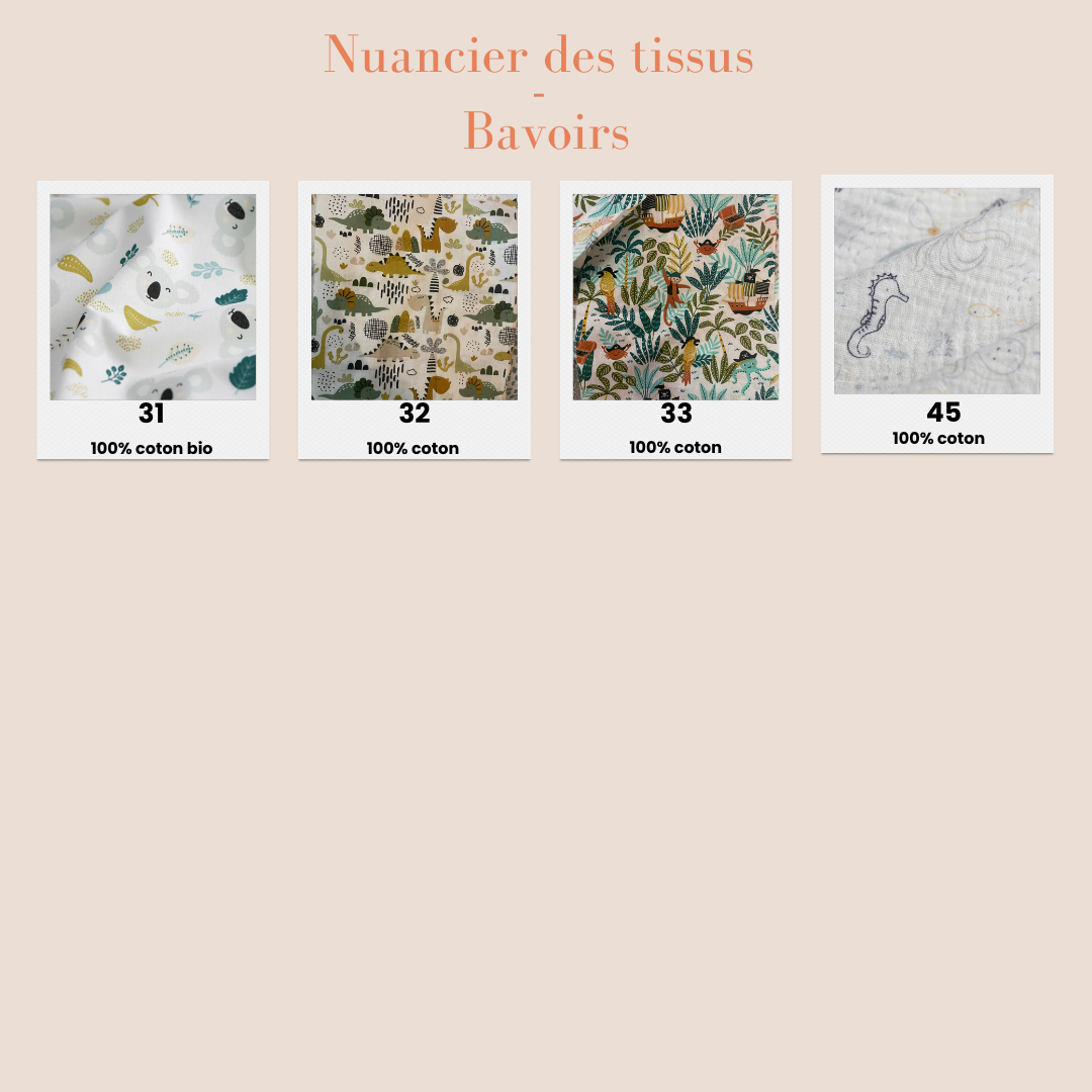 Bavoirs - Je crée le bavoir de mon tout-petit