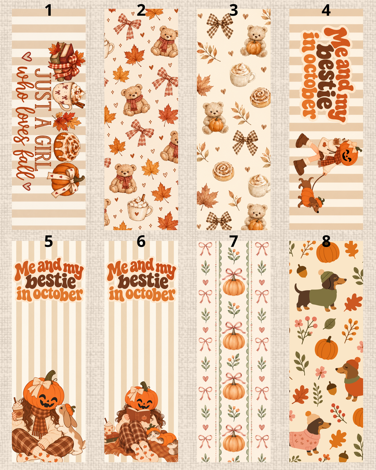 Marque-pages - Collection Automne 🍁🎃