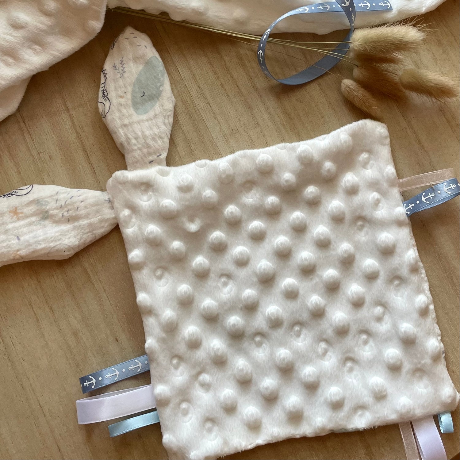 Doudou étiquettes - Marin Pastel