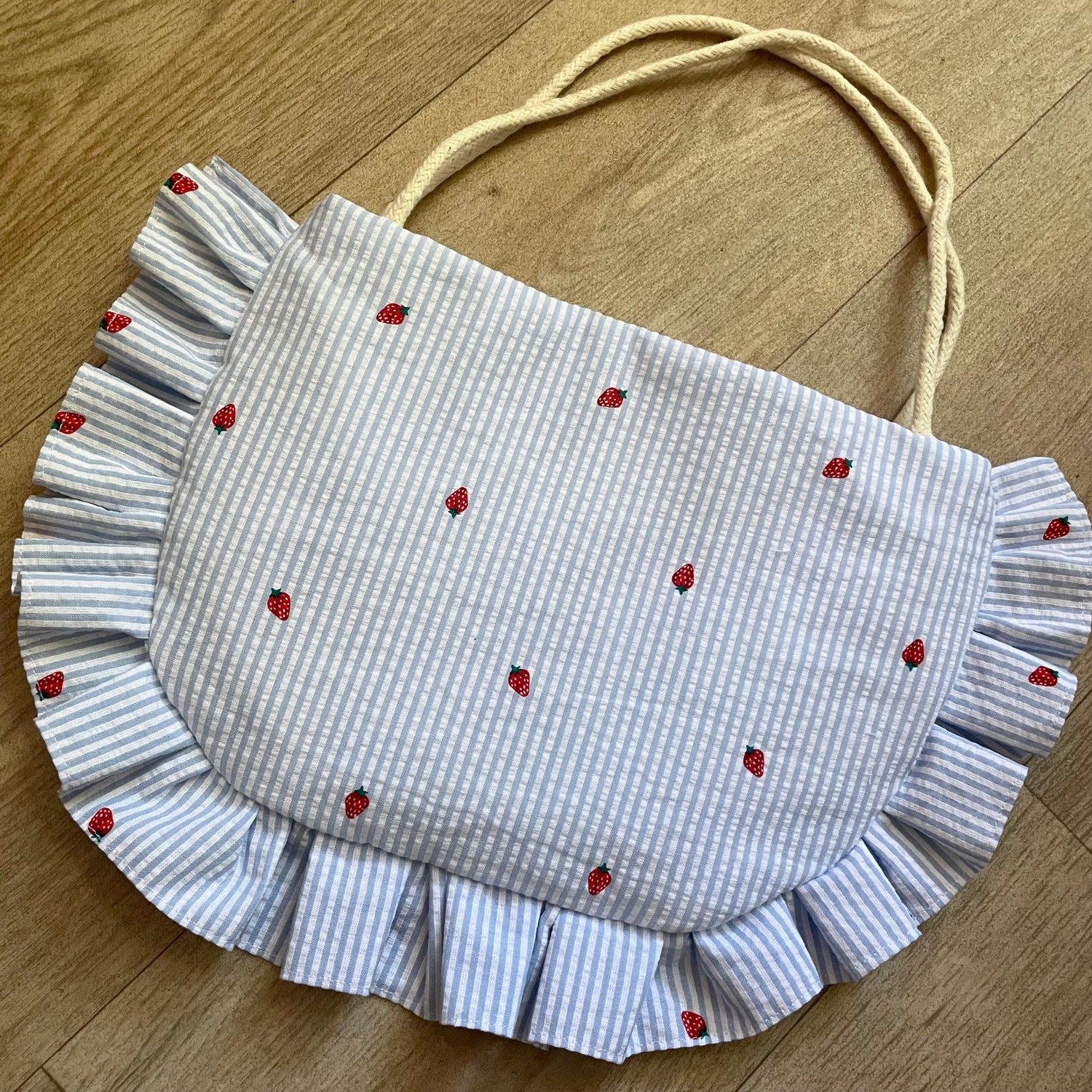 Tote bag froufrou - Fraise d’Été