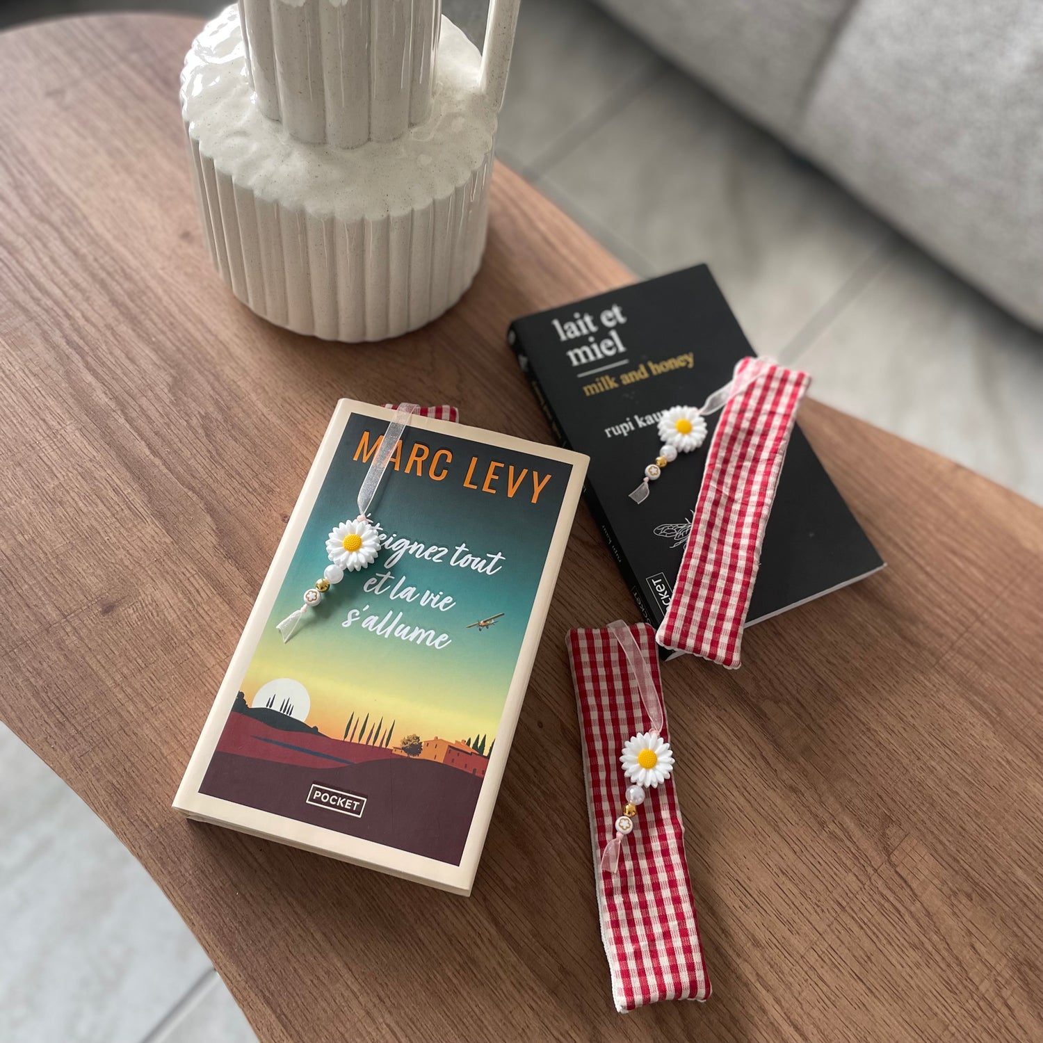 Marque page en tissu