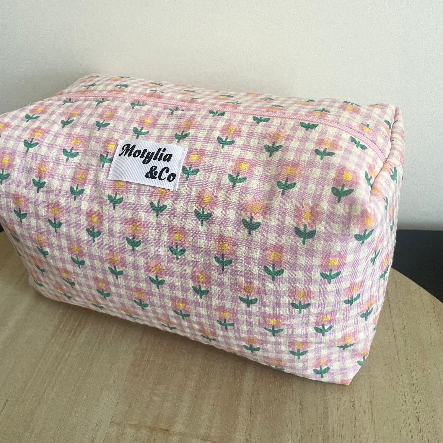 Maxi trousse de toilette - Vichy Fleuri