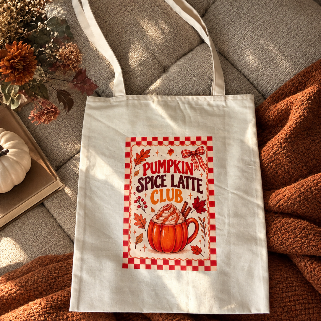Tote Bag - Pumpkin Spice Latte Club