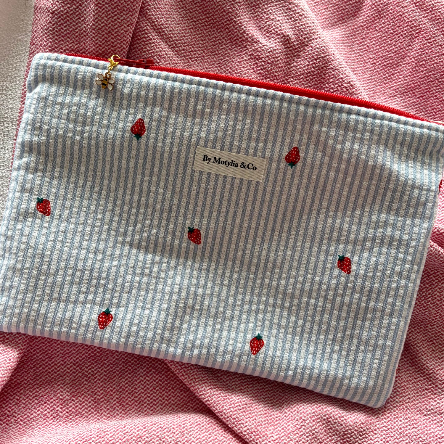 Pochette - Vichy fraise 🍓