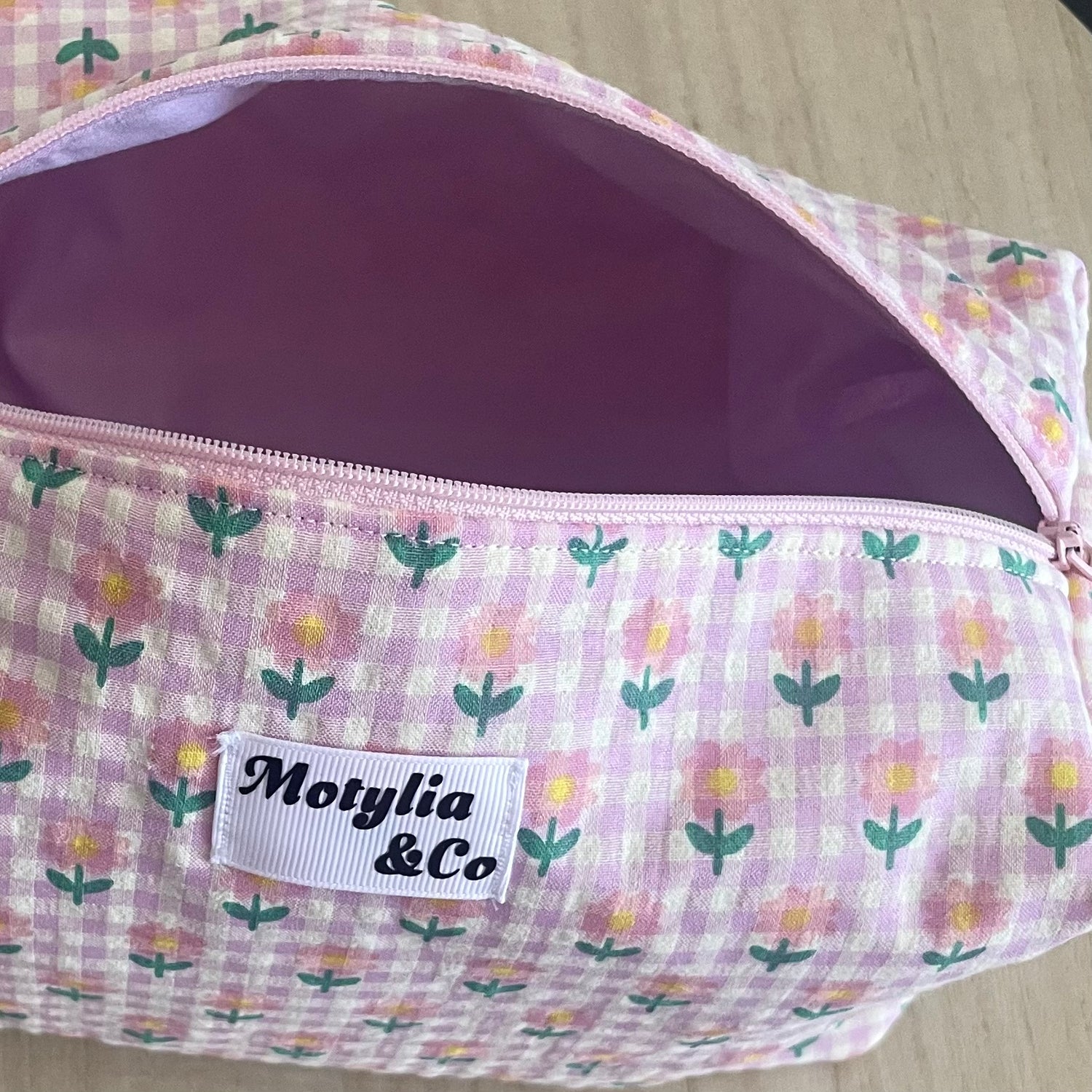 Maxi trousse de toilette - Vichy Fleuri