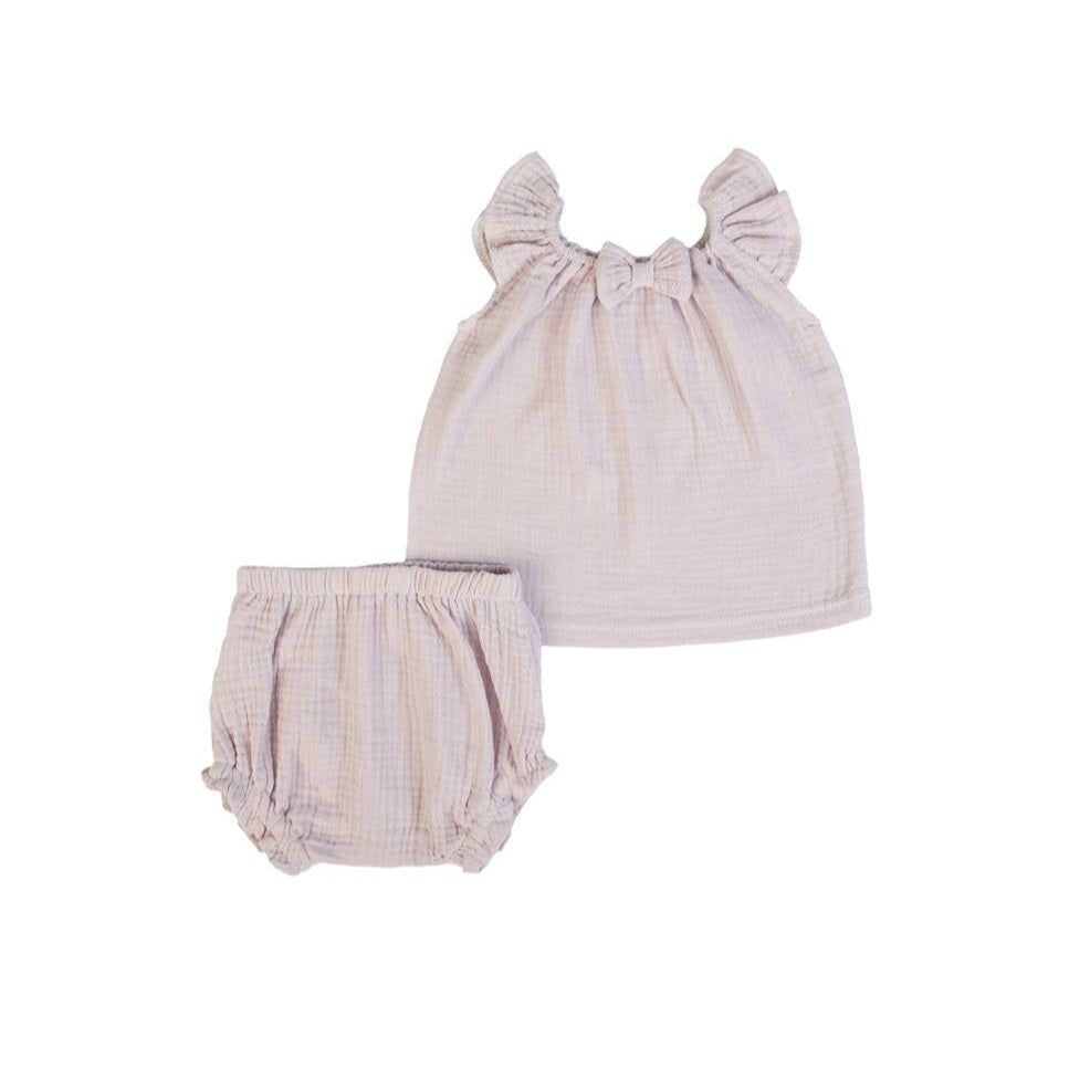 Ensemble haut et bloomer - Lila